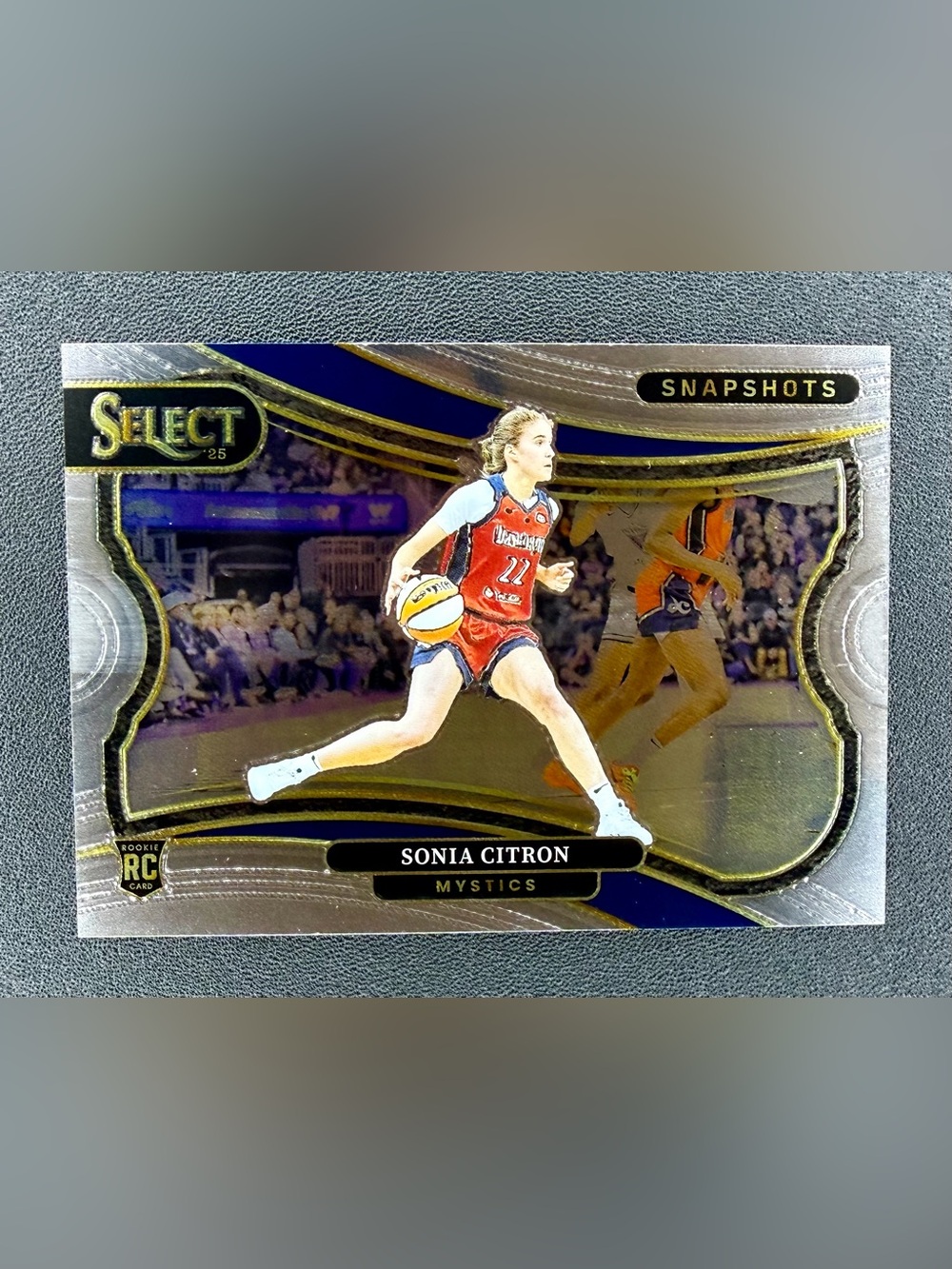 Sonia Citron 2025 Panini Select WNBA RC Snapshots Insert Rookie #7 Mystics